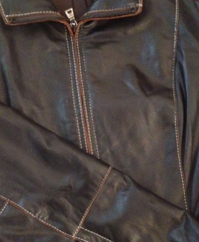 #leathercoat #leatherrepair #beforeandafter